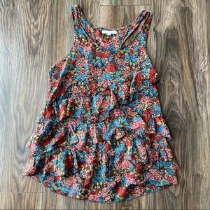 Madewell Multicolor Silk Tank - Small